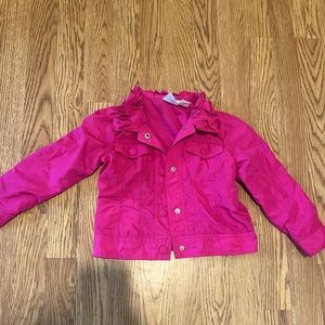 Koala Kids girls pink lightweight windbreaker jacket 5T